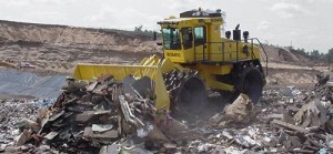 construction waste to landfill